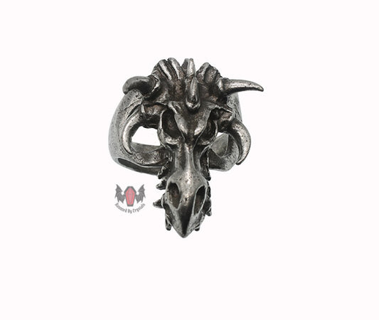 Dragonskull Ring R84 Size Y Alchemy Gothic
