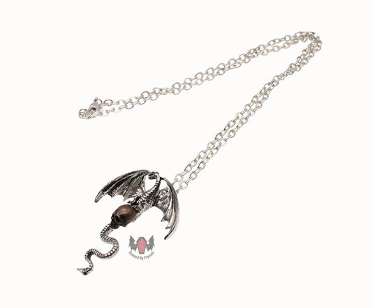 Dragon of the Dark Past Necklace P326 Alchemy Gothic