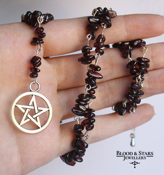 Gemstone Rosary Necklace