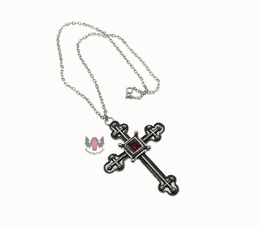 Gothic Host Cross Necklace P147 Alchemy
