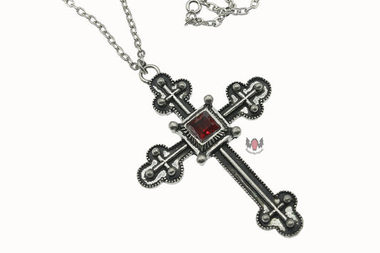 Gothic Host Cross Necklace P147 Alchemy