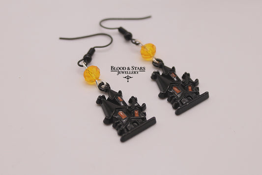 Halloween Pumpkin Spooky Earrings