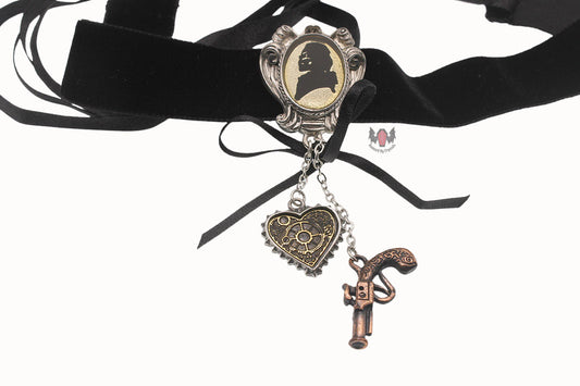 Memento For A Highwayman Choker Necklace P641 Alchemy Gothic