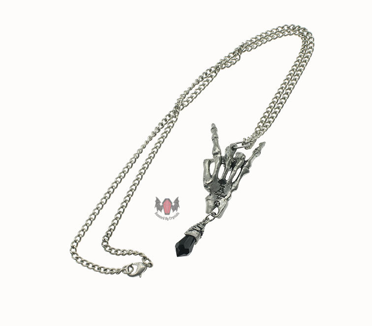 Maloik Sign Of The Horns Femmina Necklace P796 Alchemy Gothic