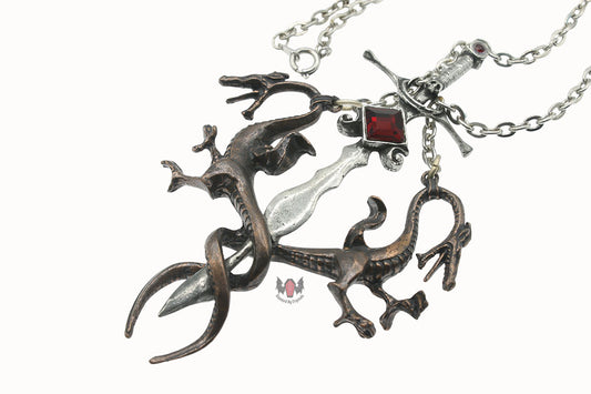 Draconis Maleficarum Necklace P213 Alchemy Gothic 1997