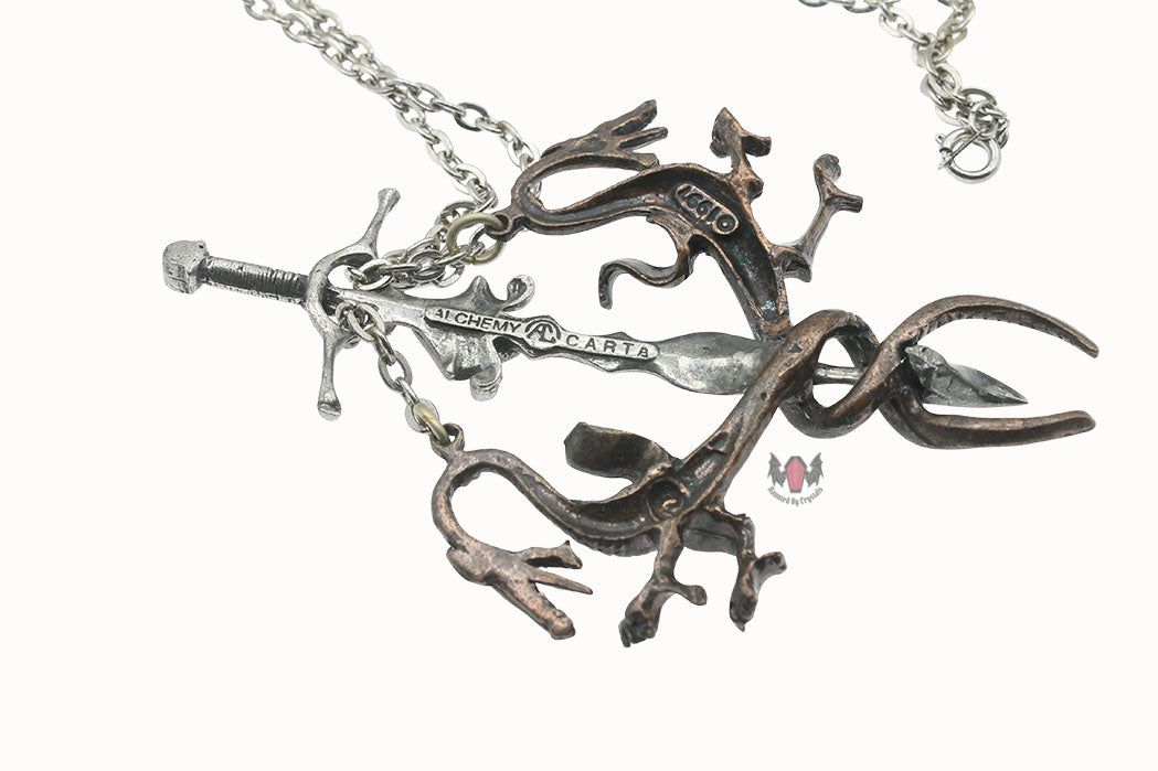 Draconis Maleficarum Necklace P213 Alchemy Gothic 1997