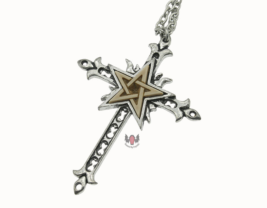 Microcosmic Cross Necklace P258 Alchemy Gothic