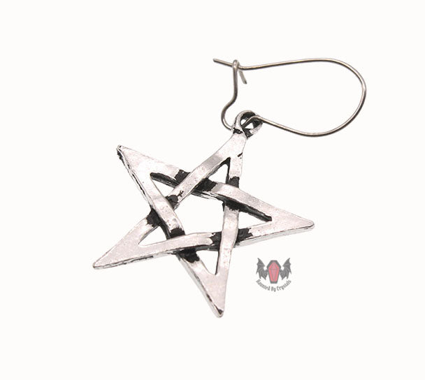Pentagram Single Earring E58 Alchemy Gothic