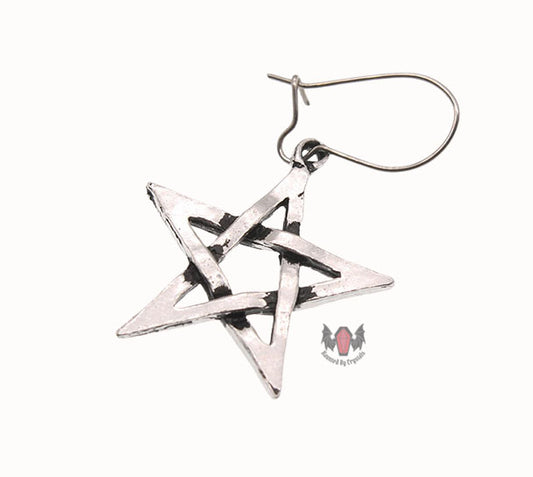 Pentagram Single Earring E58 Alchemy Gothic