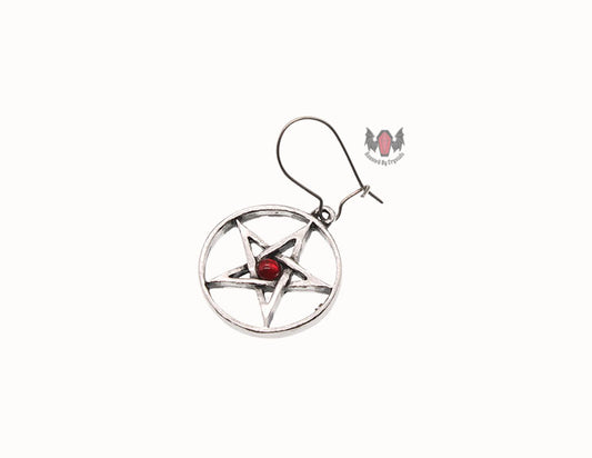 Pentastrasse Single Earring E165 Alchemy Gothic
