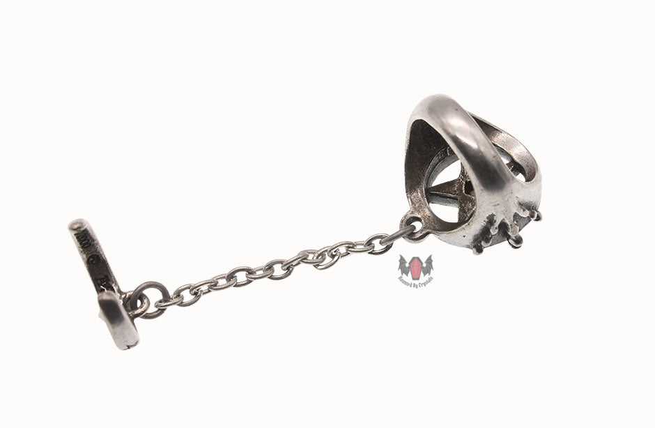Pentagram Slave Ring RS1 Size N Alchemy Gothic