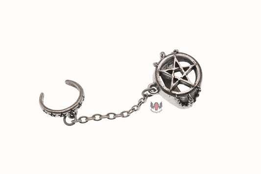 Pentagram Slave Ring RS1 Size N Alchemy Gothic