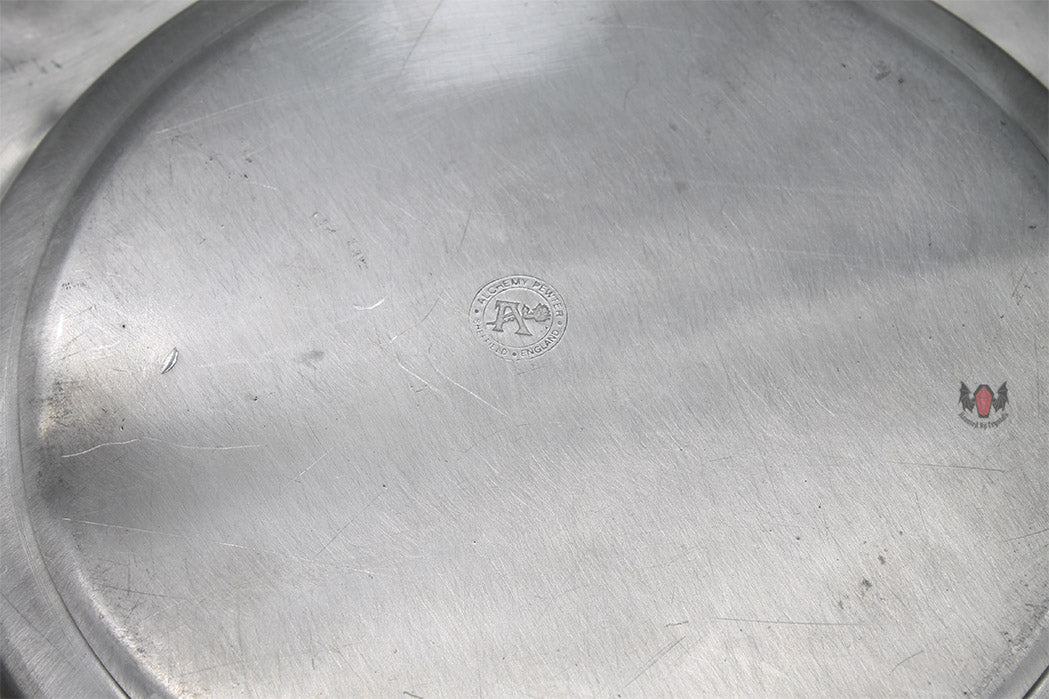 Pewter Plate 8101 11" 27cm Alchemy England/Alchemy Gothic