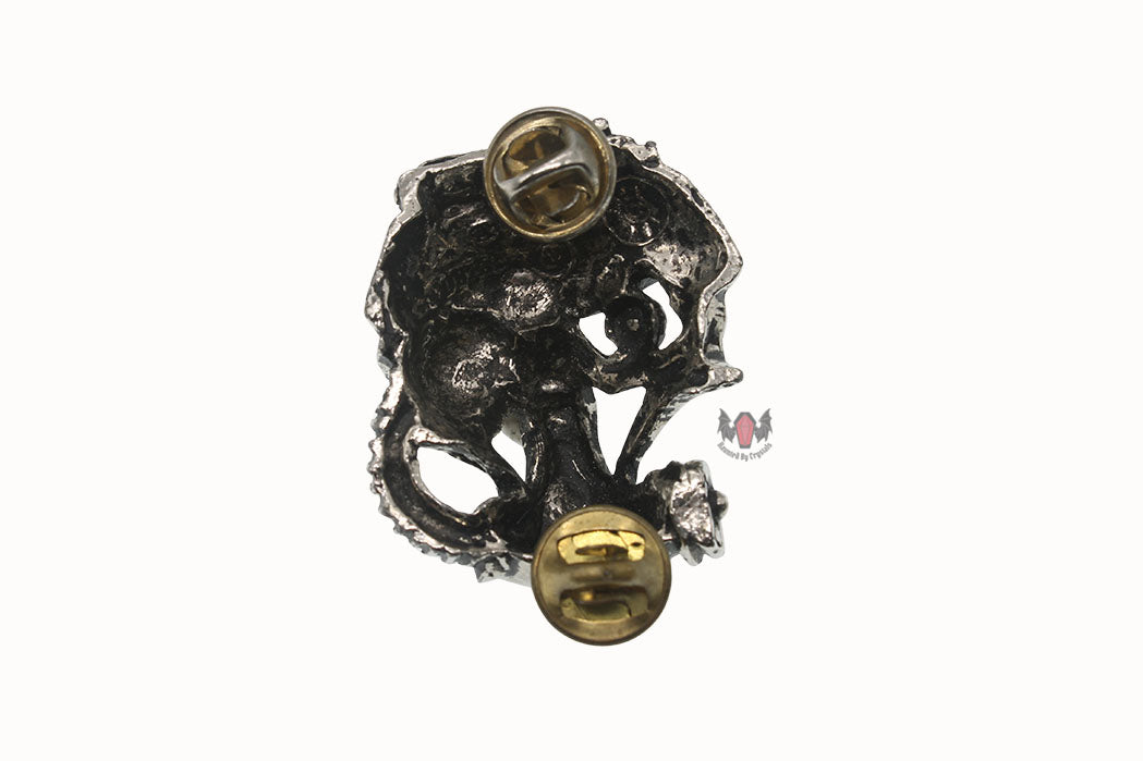 Cyborg Head Pin Badge Alchemy Gothic/Alchemy POKER