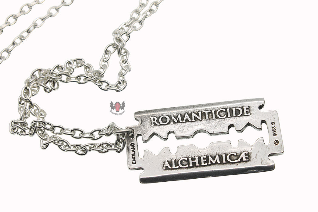 Romanticide Razor Necklace P460 Alchemy Gothic