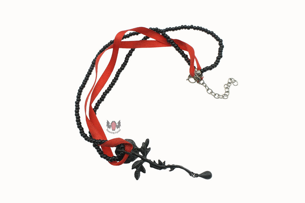 Rose of Passion Necklace P560 Alchemy Gothic