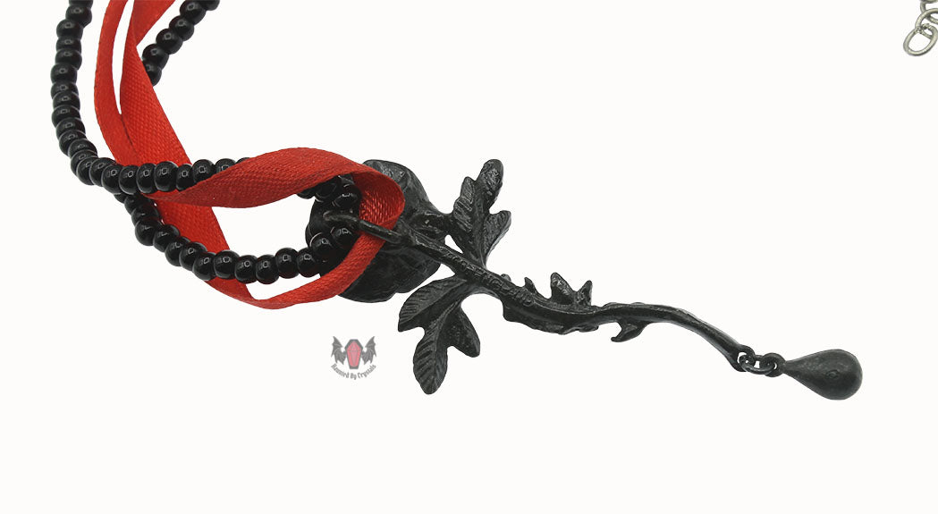 Rose of Passion Necklace P560 Alchemy Gothic