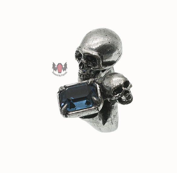 In the Shadow of Death Spati Ring R165 (Size W-Y/Large-XL) Alchemy Gothic