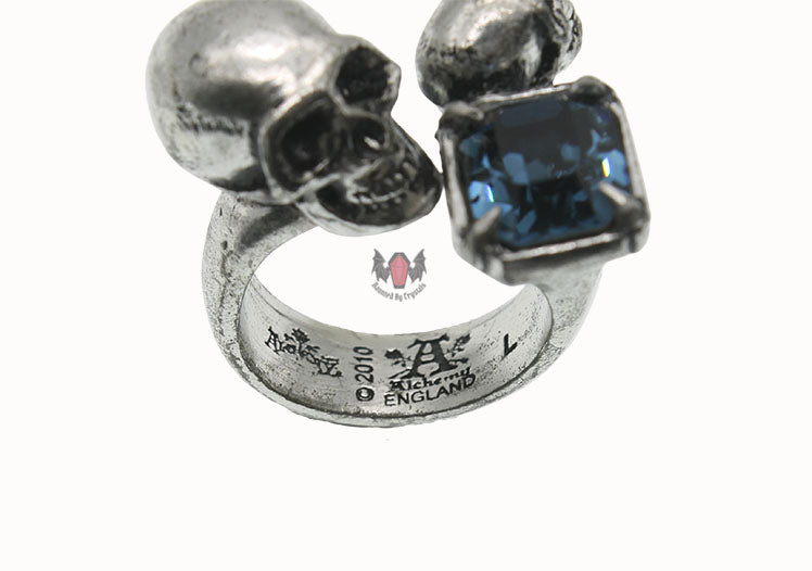 In the Shadow of Death Spati Ring R165 (Size W-Y/Large-XL) Alchemy Gothic