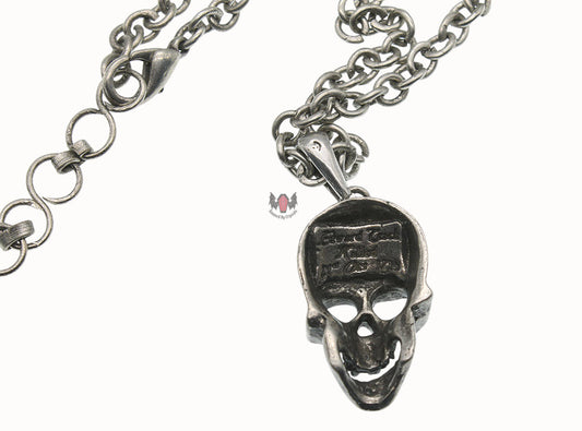 Skull Of Teach Necklace P480 2007 Alchemy Gothic (Curb Chain)