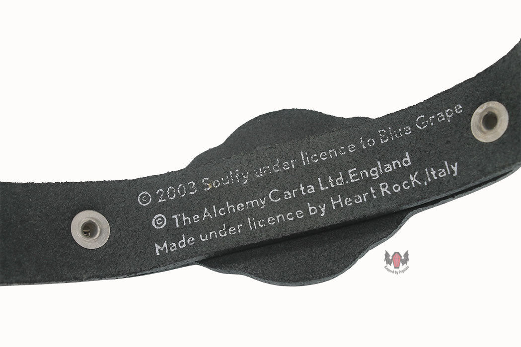 Soulfly Wings Leather Strap Bracelet HRWL404 Alchemy Gothic