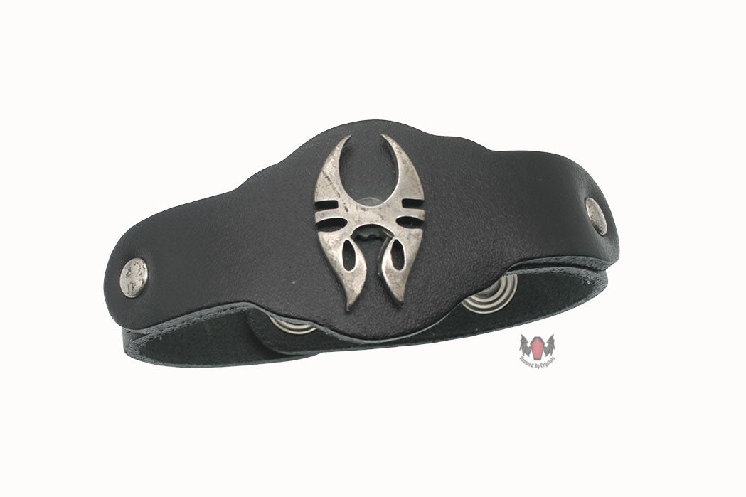 Soulfly Wings Leather Strap Bracelet HRWL404 Alchemy Gothic