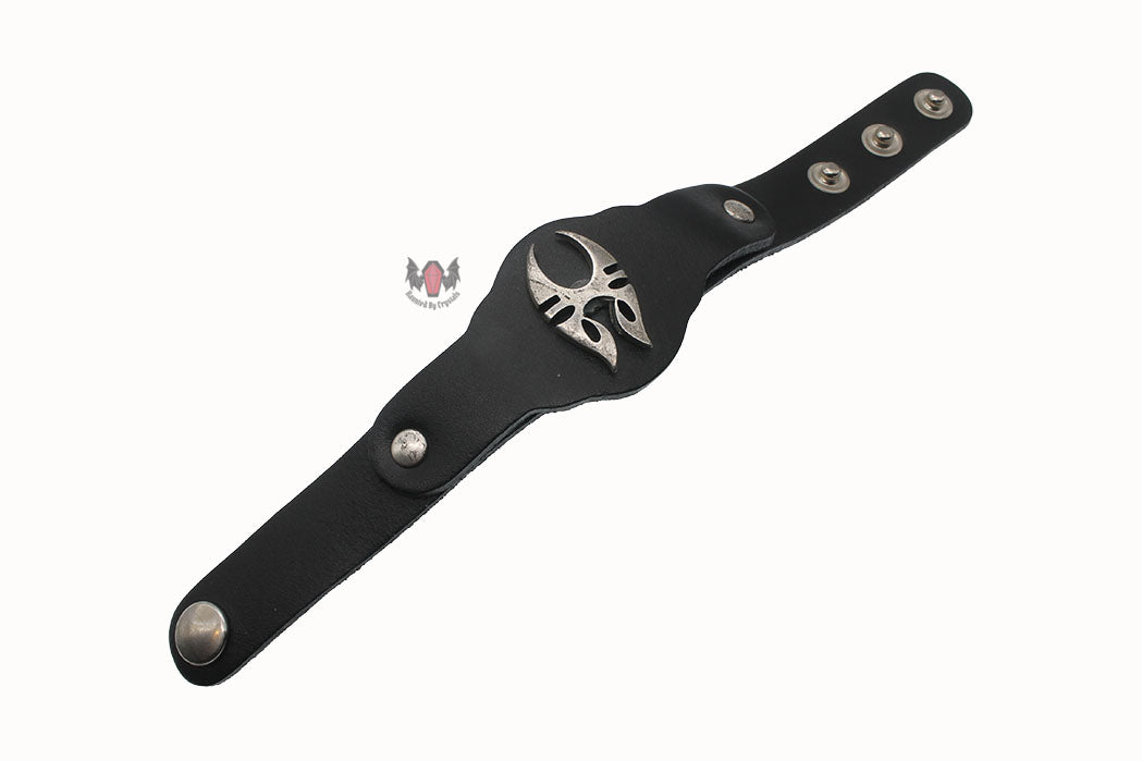 Soulfly Wings Leather Strap Bracelet HRWL404 Alchemy Gothic