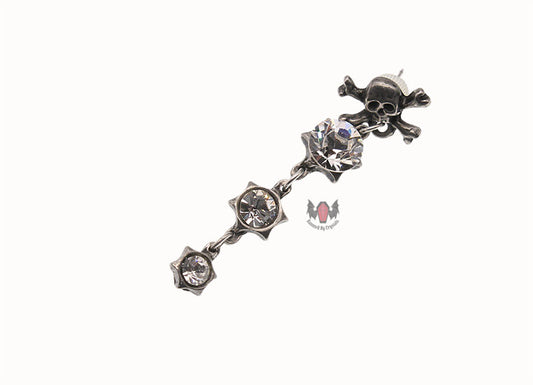 Sparkling Death Single Earring E237 Alchemy Gothic