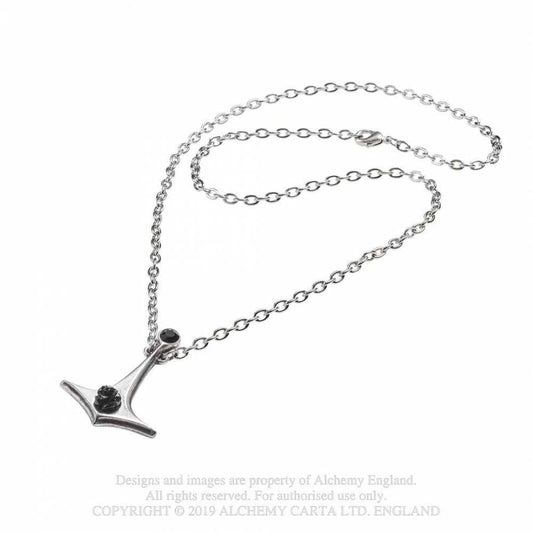 Thor's Rose Necklace P880 Alchemy Gothic