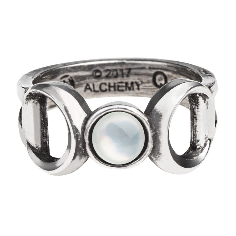Triple Goddess Ring R219 Alchemy Gothic
