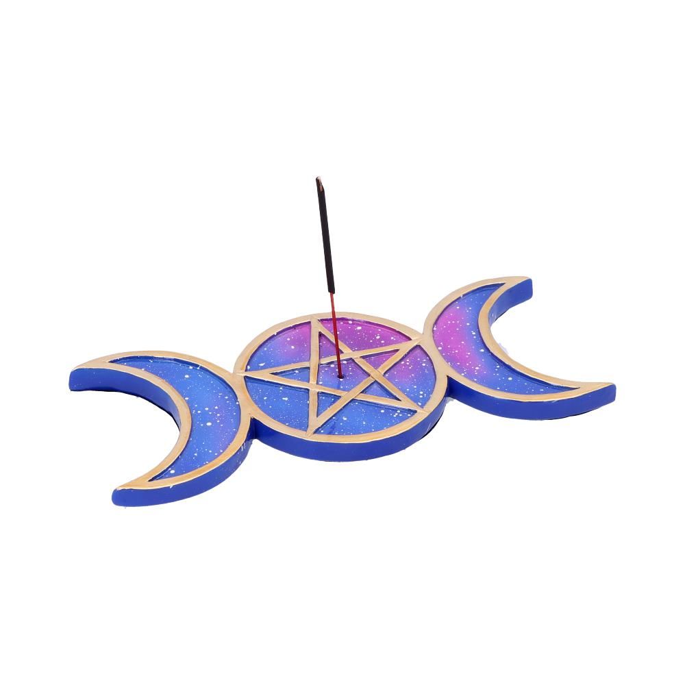 Triple Moon Incense Burner (Galaxy)