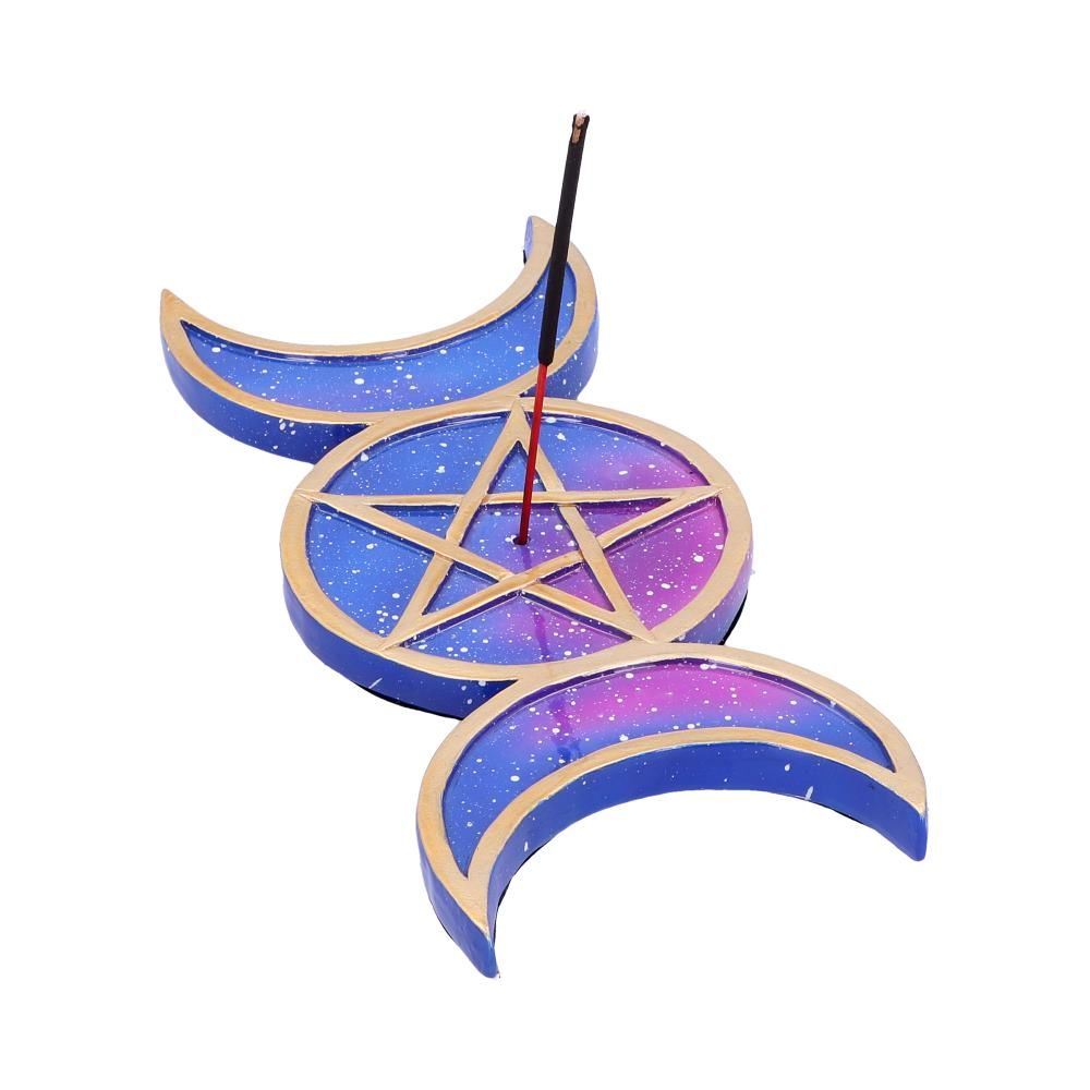 Triple Moon Incense Burner (Galaxy)