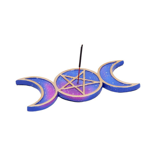 Triple Moon Incense Burner (Galaxy)