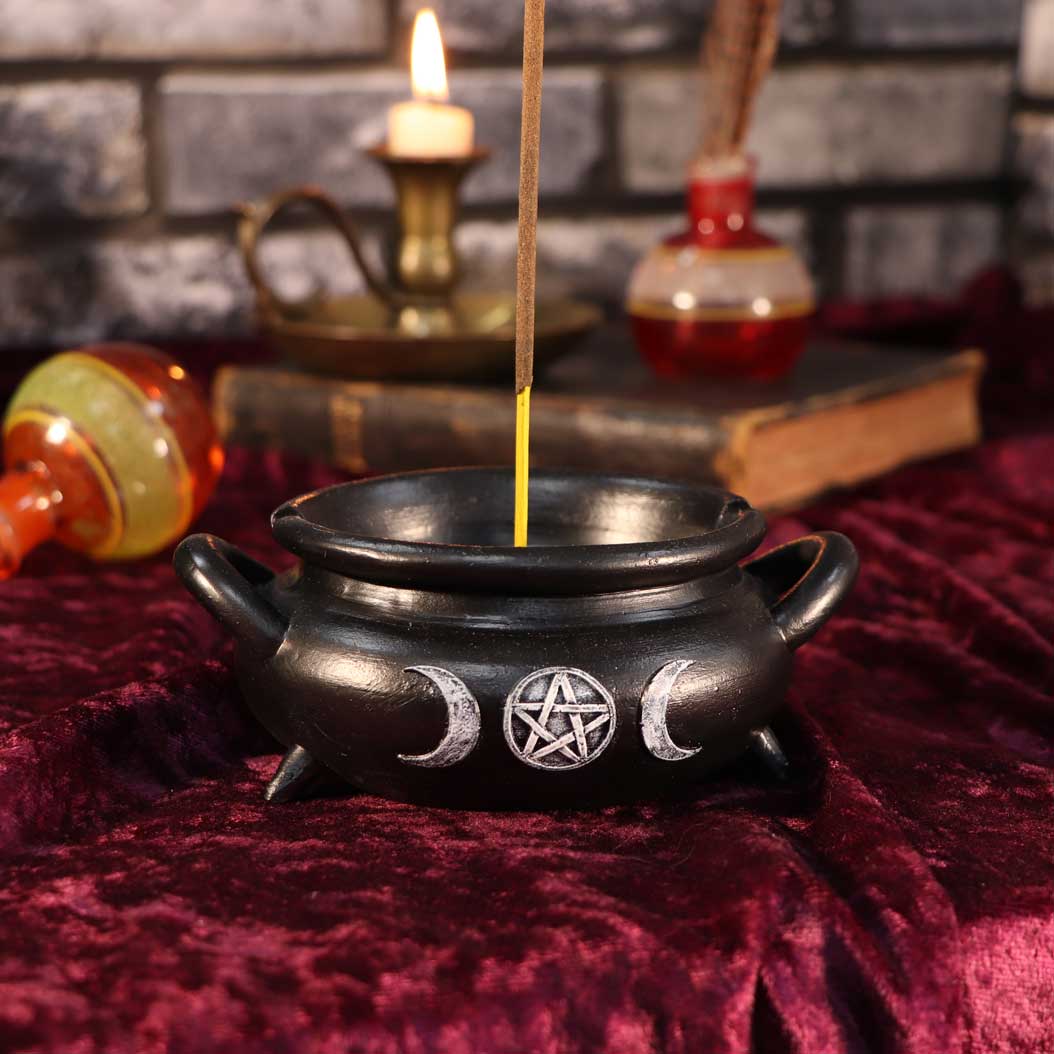 Cauldron Bubble Incense Burner 13cm