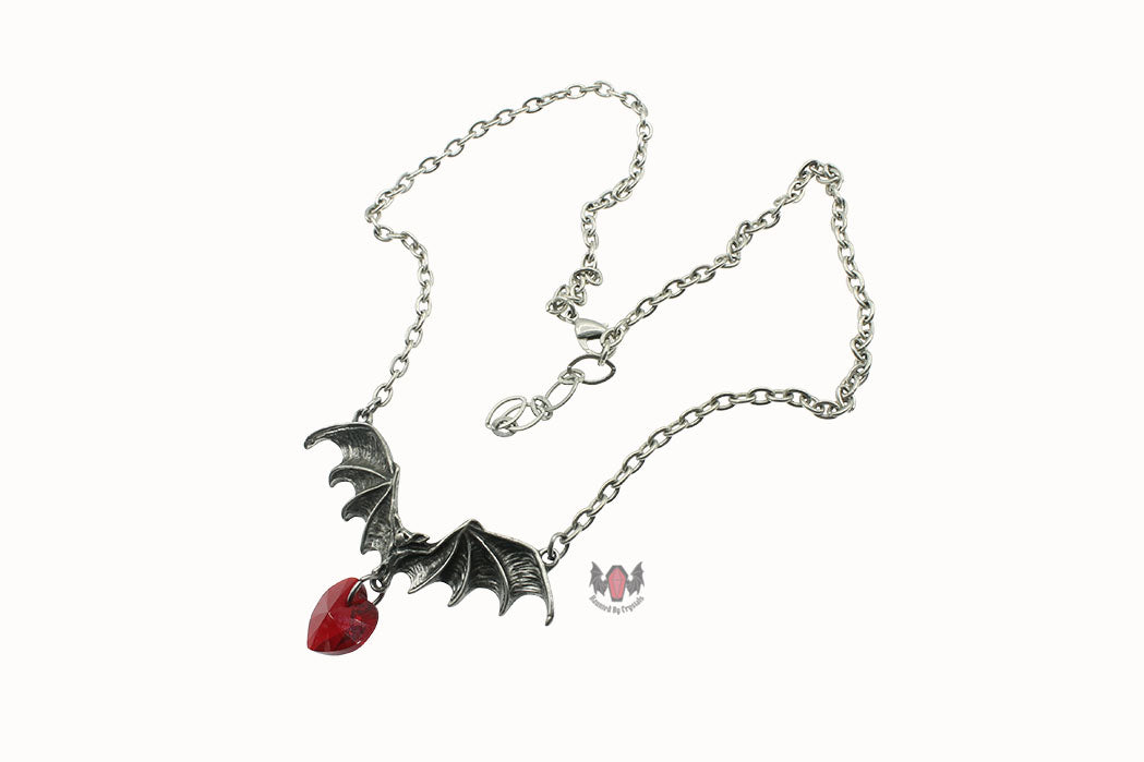 Vampire Loveheart Necklace P802 Alchemy Gothic
