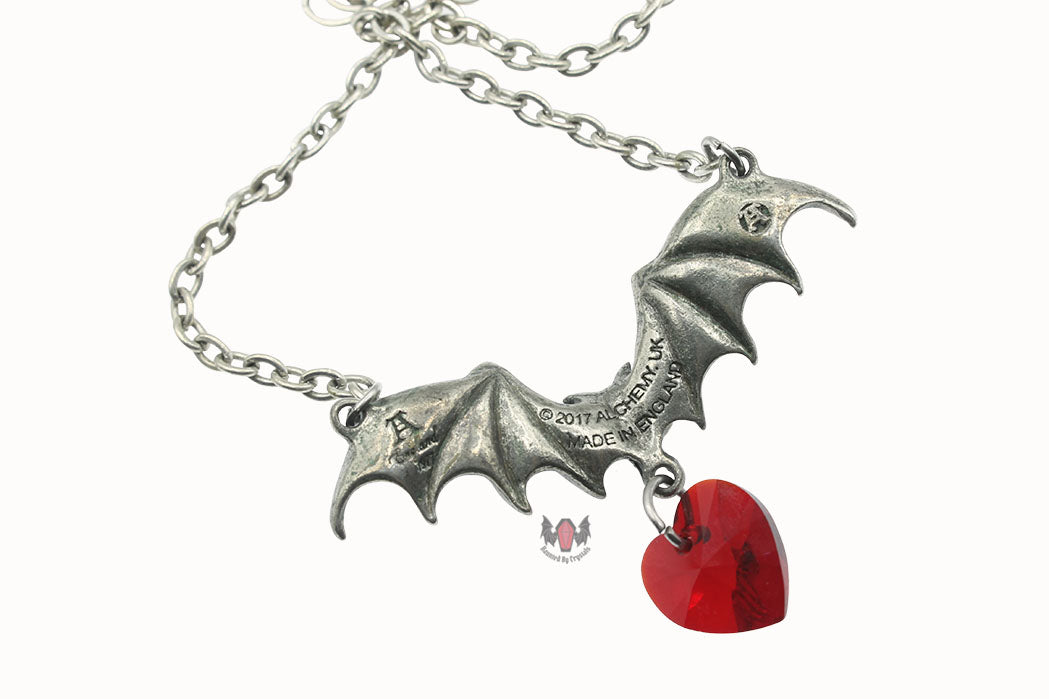 Vampire Loveheart Necklace P802 Alchemy Gothic