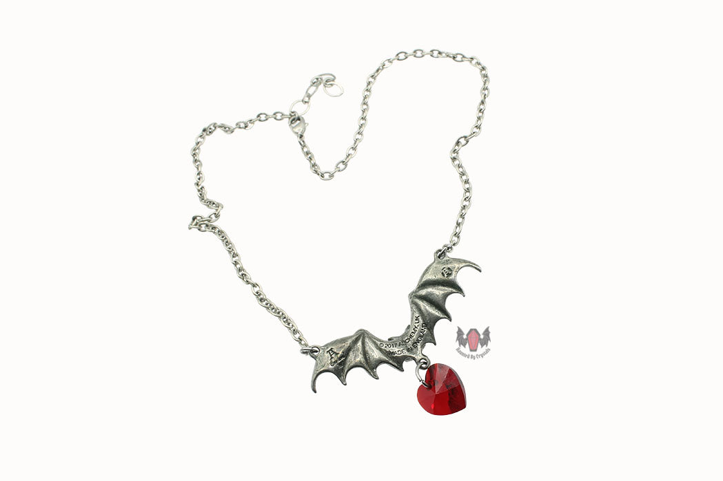 Vampire Loveheart Necklace P802 Alchemy Gothic
