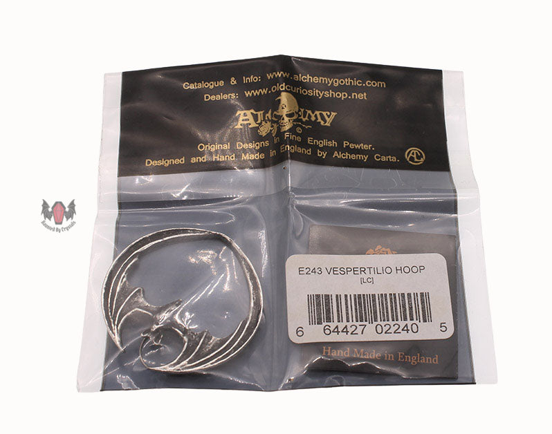 Vespertilio Hoop Single Earring E243 Alchemy Gothic