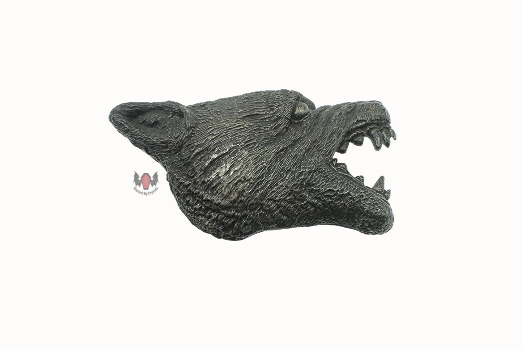 Wolf Head Belt Buckle PAGAN Pewter 1995