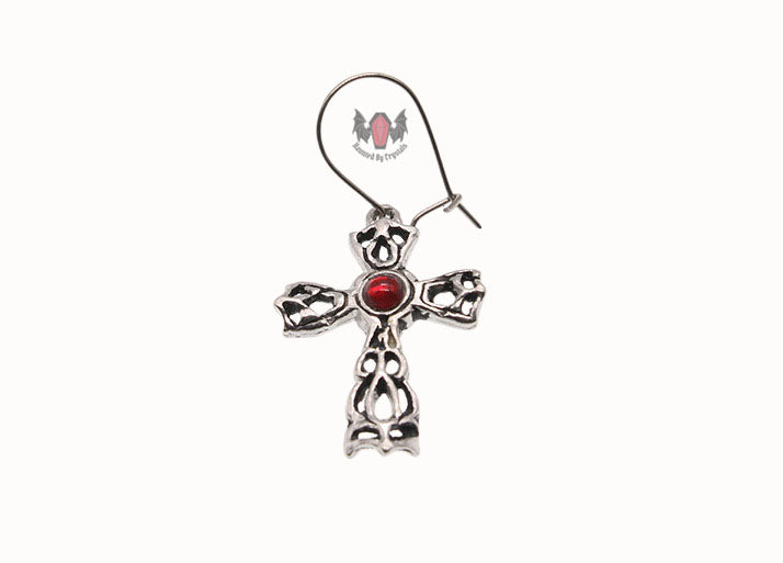 Wrought Cross Single Earring E143 Alchemy Gothic