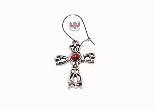 Wrought Cross Single Earring E143 Alchemy Gothic