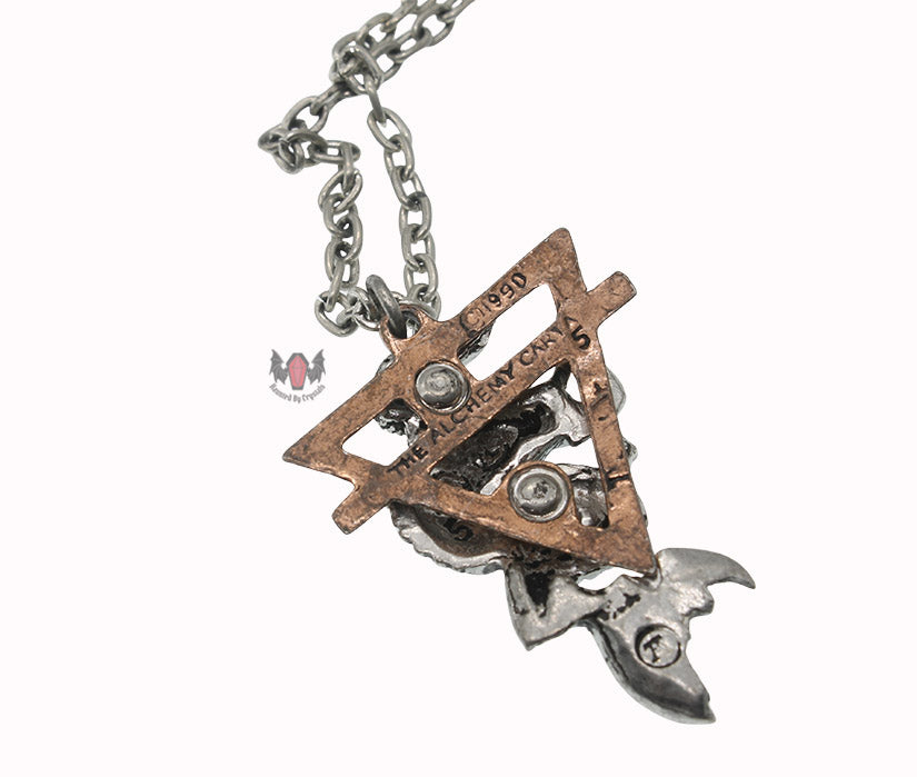 Capricorn Necklace AZP10 Alchemy Gothic
